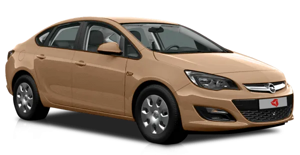  Opel Astra: седан