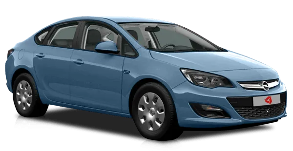  Opel Astra: седан