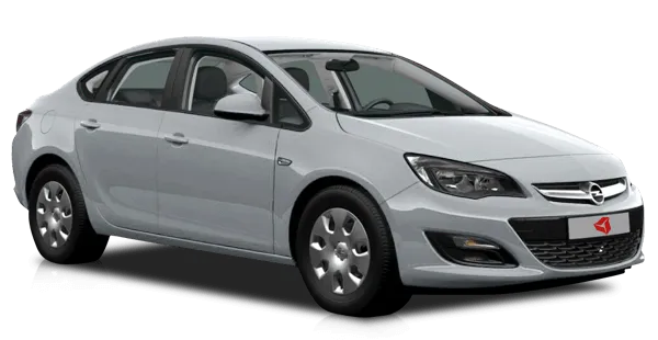  Opel Astra: седан