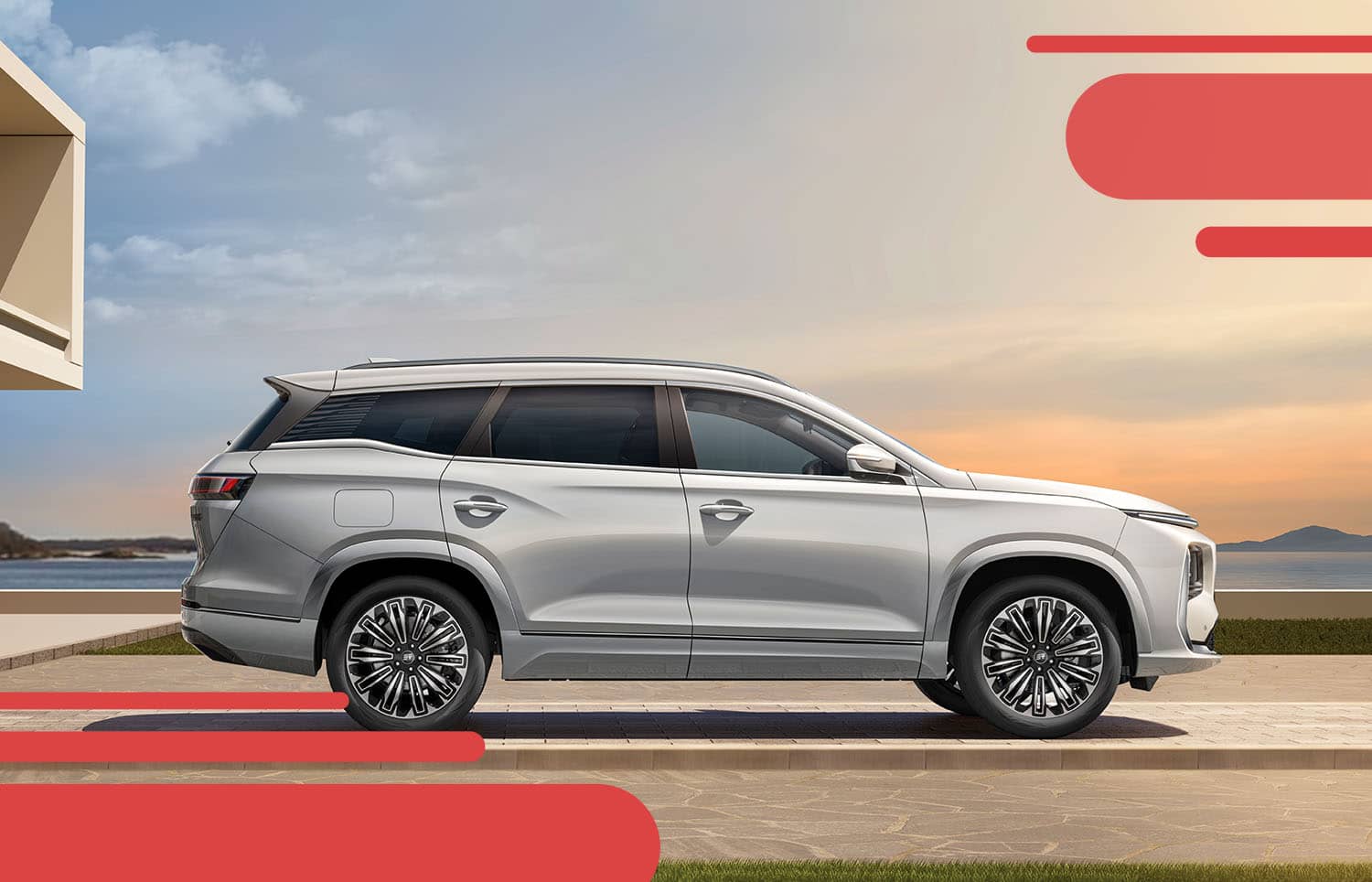 Jetour Shanhai L9 вид сбоку