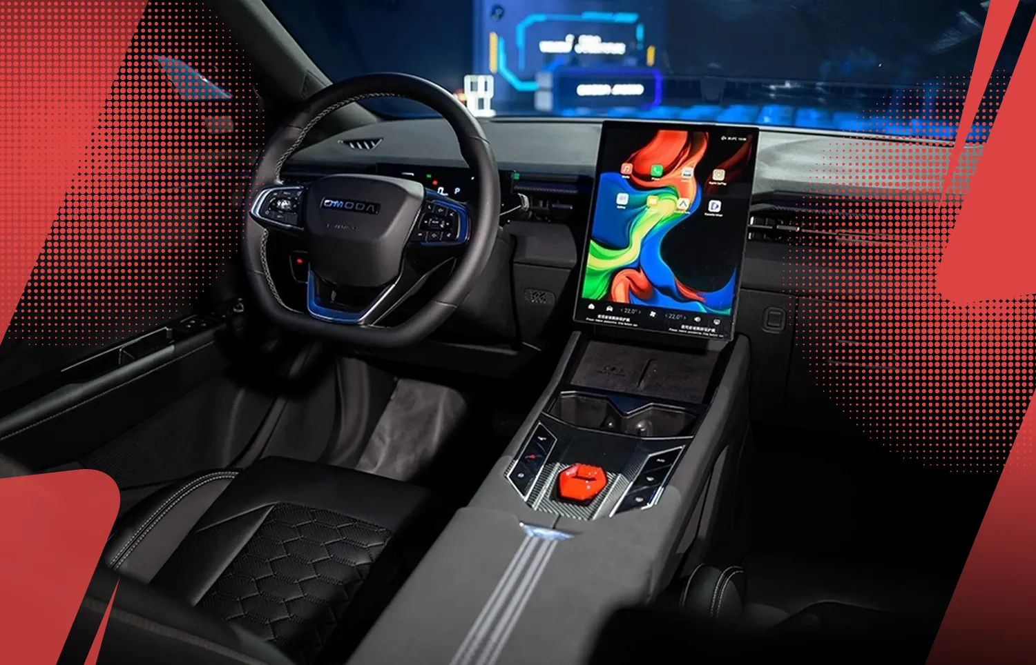 Omoda C4 место водителя