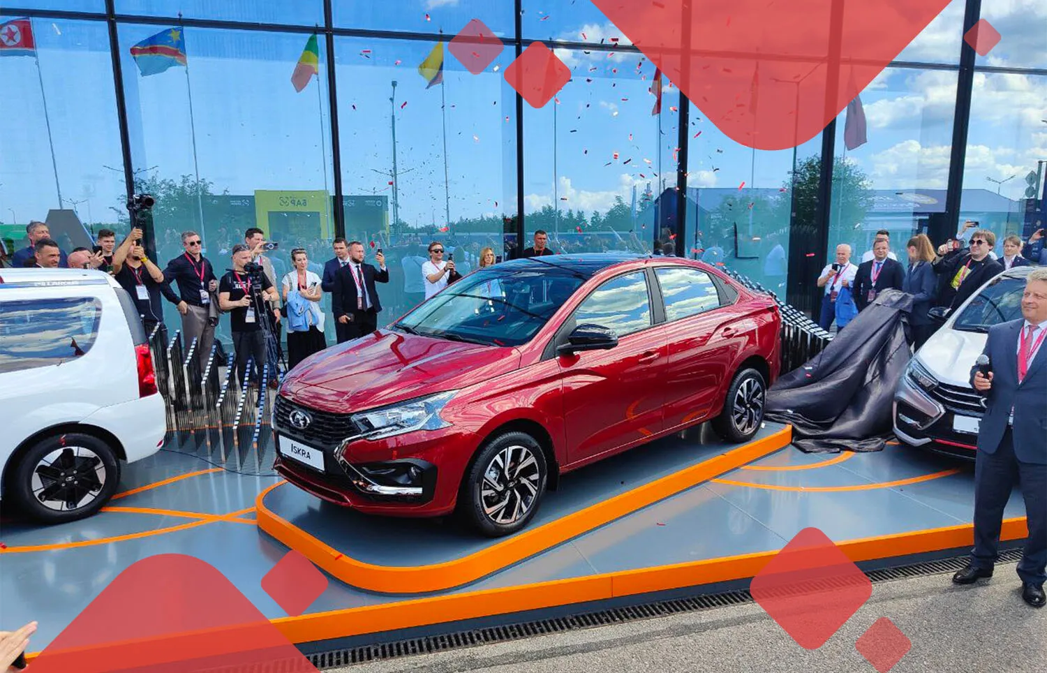 АВТОВАЗ на ПМЭФ-2024: мировая премьера Искры, Лада в Эмиратах и модернизация двигателей
