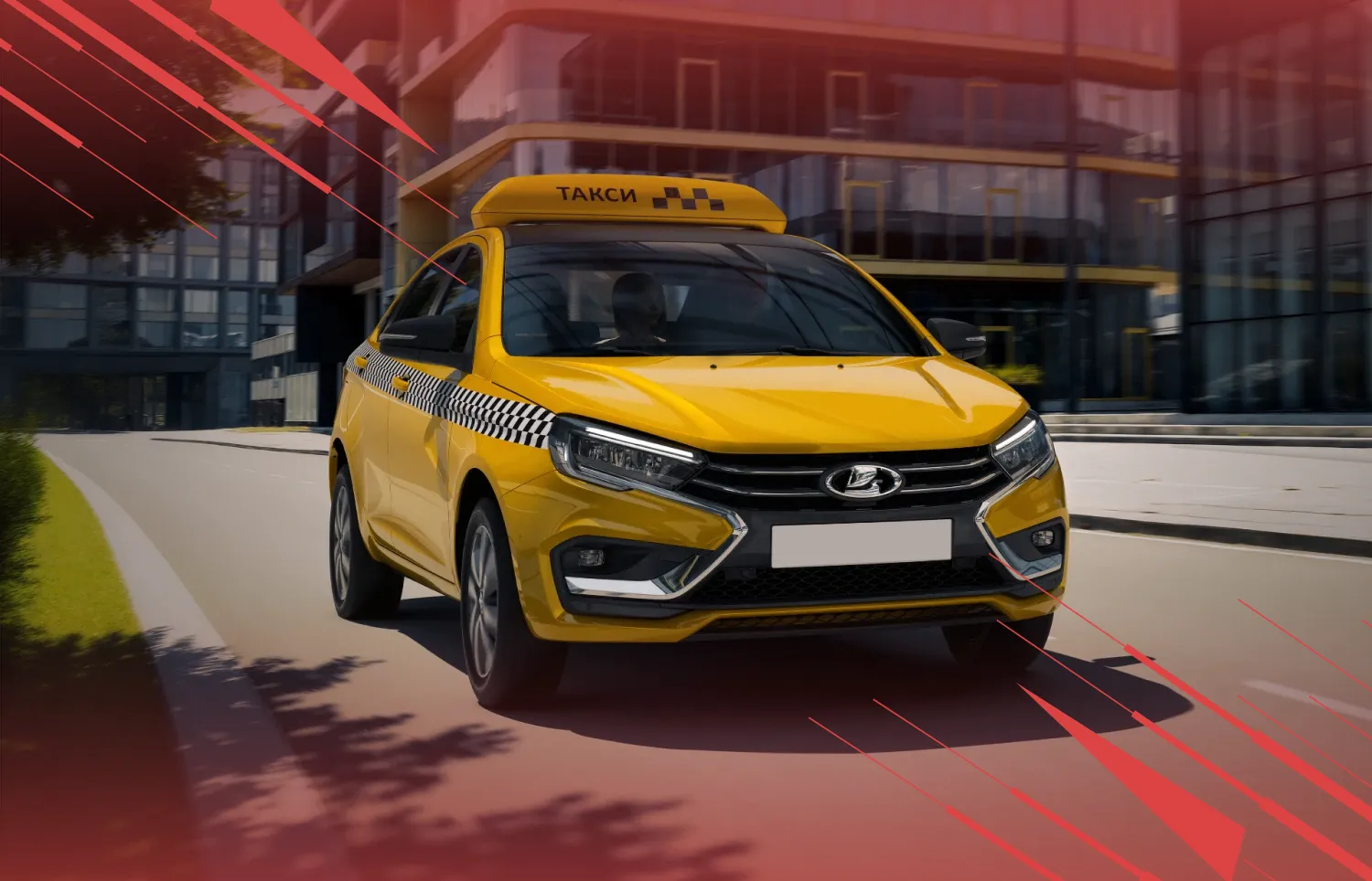 Lada Vesta в такси